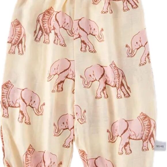 New light weight baby pull on pants “elephant in tutu” 9-12 months - Picture 1 of 4